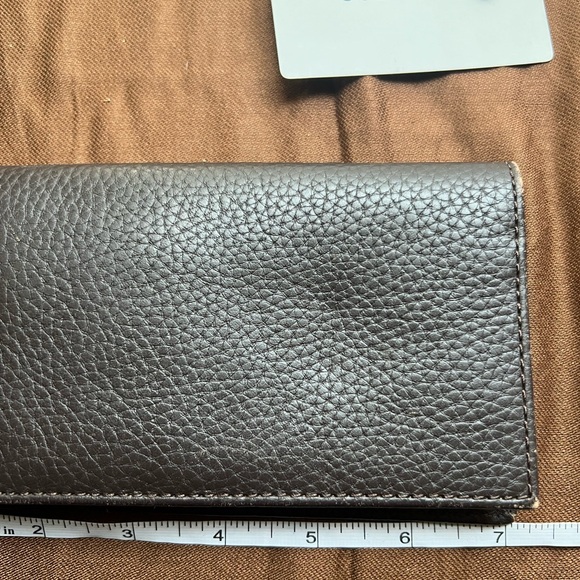 Cole Haan Long Wallet - Brown Leather, minor wear- overall good condition - Picture 8 of 9